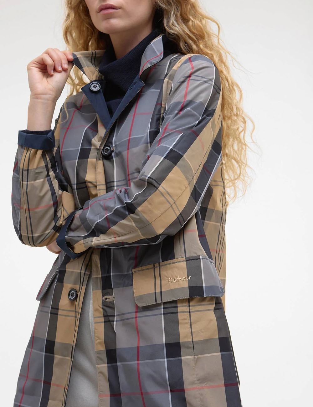 Babbity Reversible Showerproof Jacket Navy/Dress