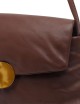 Borsa a spalla Travel in pelle marrone