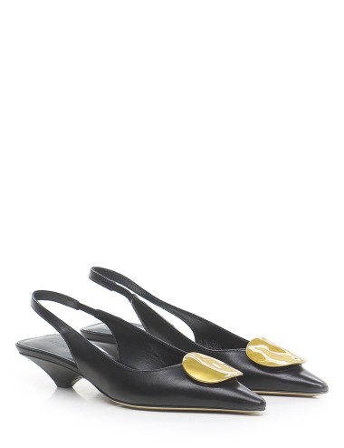 Slingback BARON in pelle black