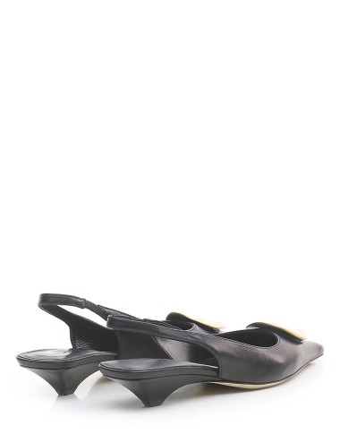 Slingback BARON in pelle black