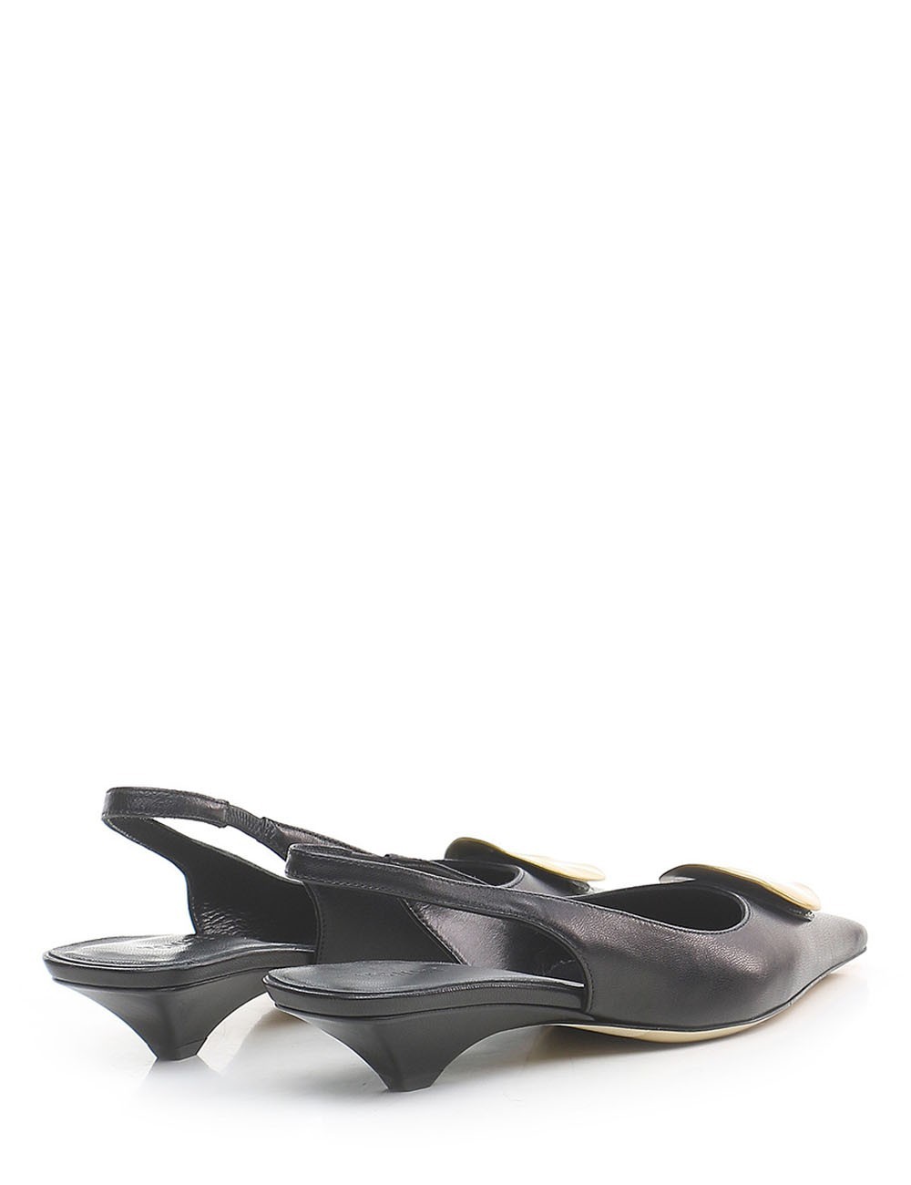 Slingback BARON in pelle nera