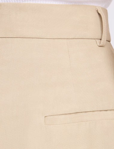 Regular Fit Trousers in Gabardine beige