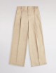 Pantaloni Regular Fit in Gabardine beige