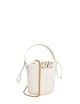 Bucket bag with logo detail ivory