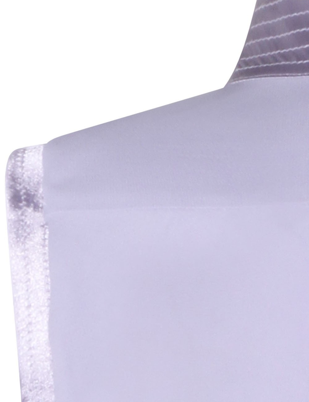 Top in georgette di viscosa lillà