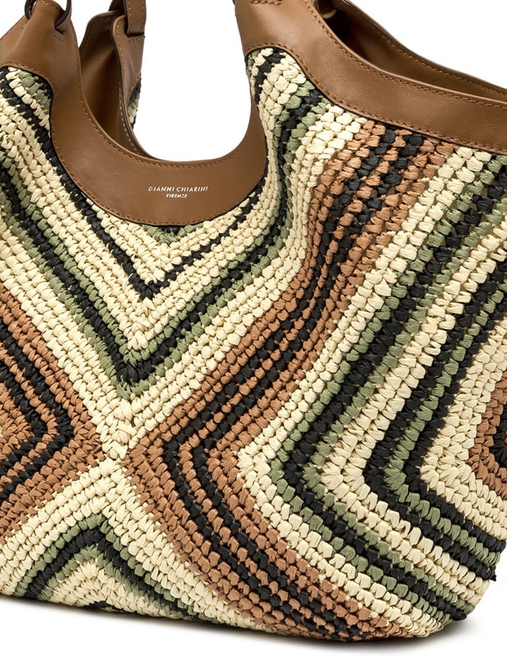 Dua shoulder bag woven straw willow