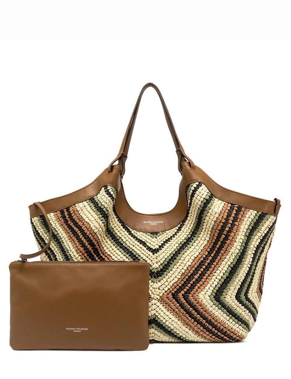 Dua shoulder bag woven straw willow