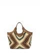 Dua medium shoulder bag woven straw willow