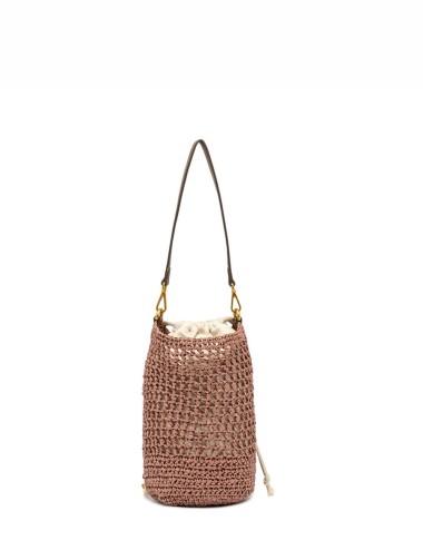 Borsa a secchiello NEFELI blush