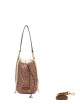 Borsa a secchiello NEFELI blush