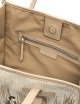 Shoulder bag MARCELLA embroidered straw sand