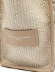 Shoulder bag MARCELLA embroidered straw sand
