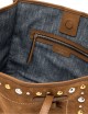 Shoulder bag MARCELLA in suede caramel