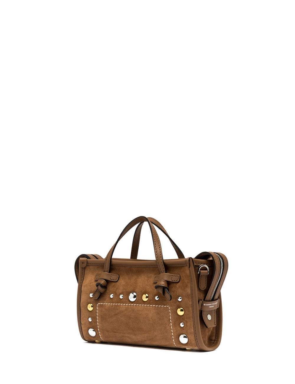 Cross body MARCELLA JOY in suede caramel