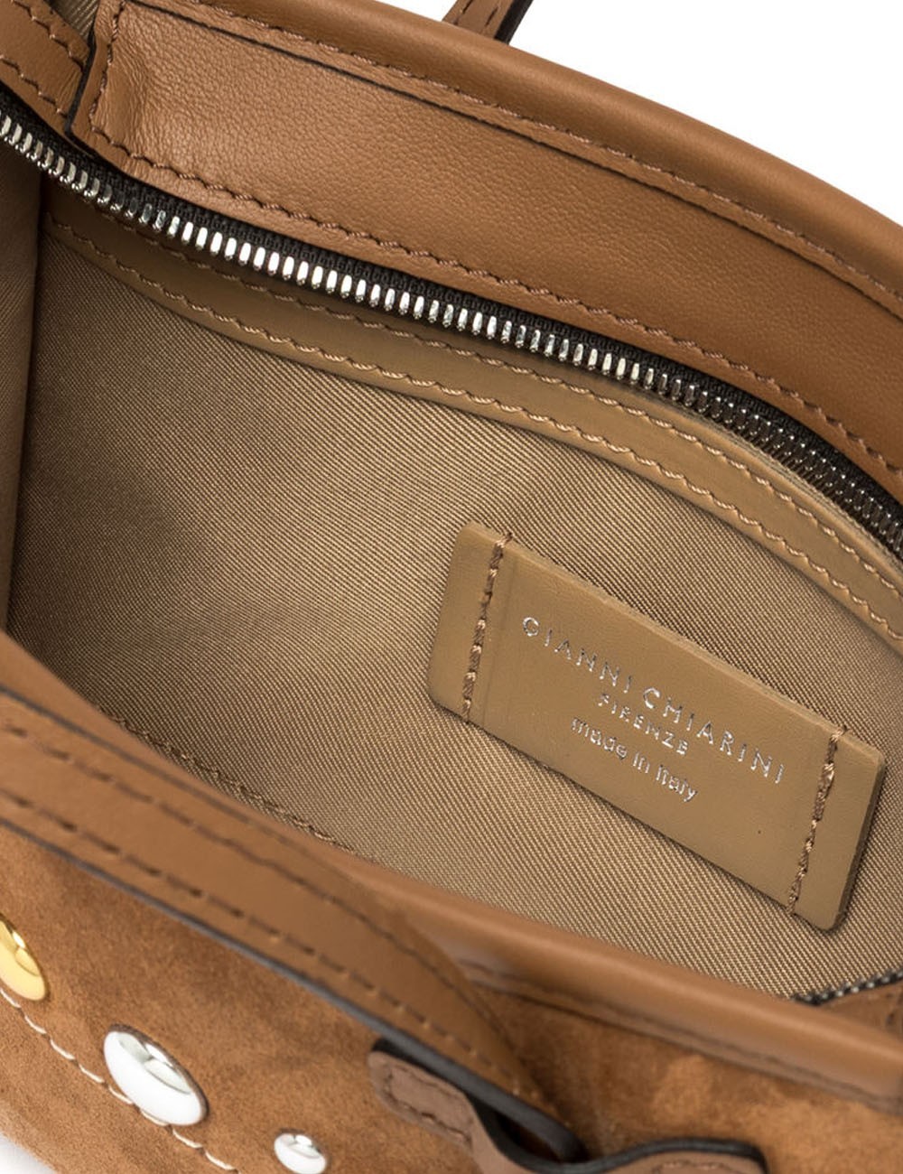 Borsa a tracolla MARCELLA JOY scamosciata caramel