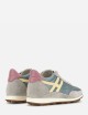 Sneakers Athletic Azzurro Giallo Grigio