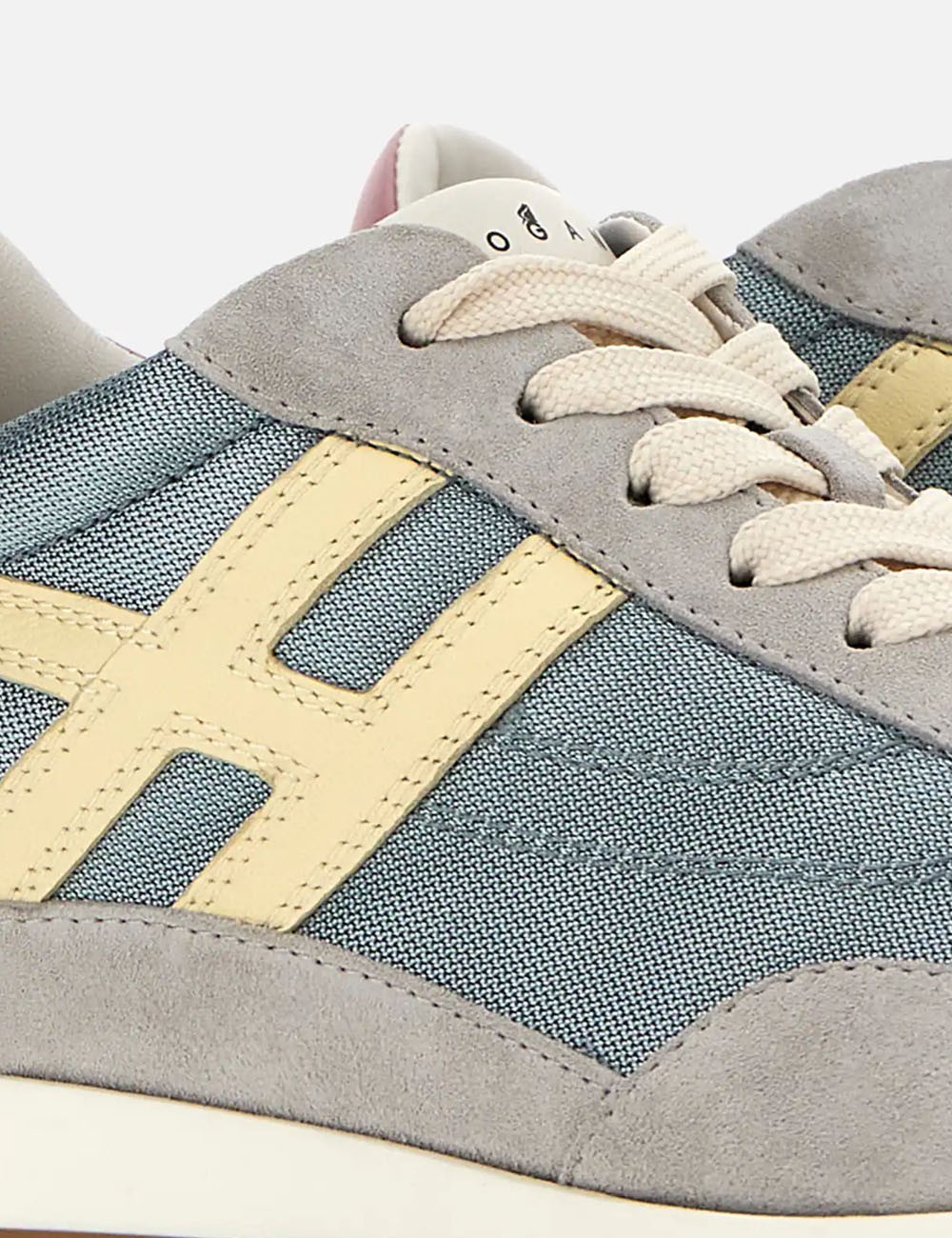 Sneakers Athletic Light Blue Yellow Grey