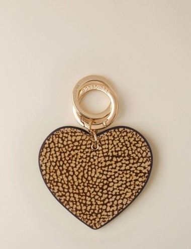 HEART KEYCHAIN OP NATURAL