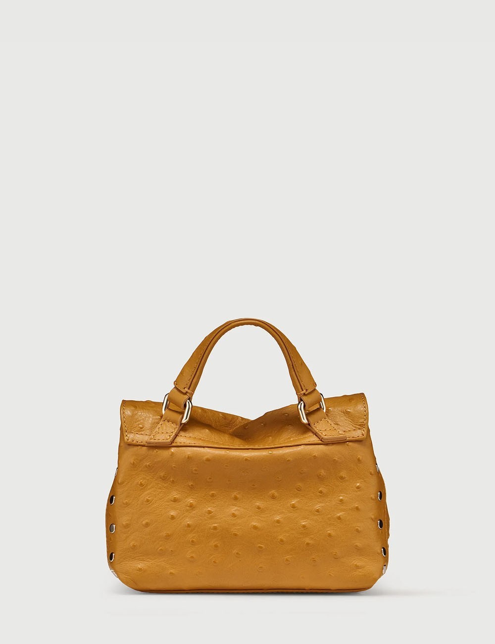 BORSA POSTINA® BABY IN PELLE CACTUS YELLOW FIENILE DI SICILIA