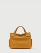 BORSA POSTINA® BABY IN PELLE CACTUS YELLOW FIENILE DI SICILIA