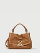 BORSA POSTINA® SMALL IN PELLE ZASHMERE® & CACTUS BROWN DORSODURO