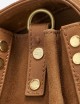 BORSA POSTINA® SMALL IN PELLE ZASHMERE® & CACTUS BROWN DORSODURO