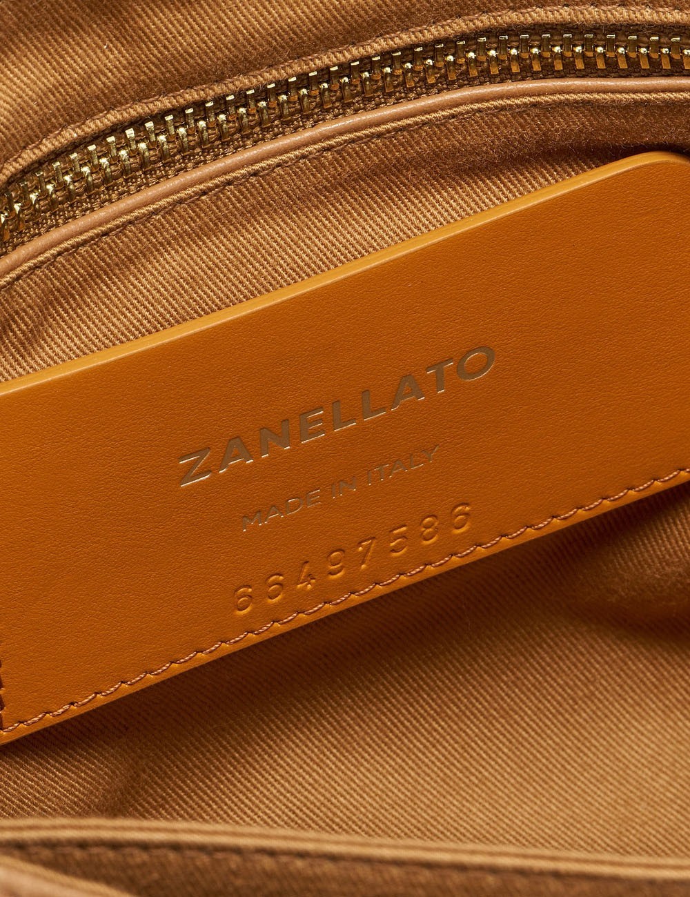 BORSA POSTINA® SMALL IN PELLE ZASHMERE® & CACTUS BROWN DORSODURO