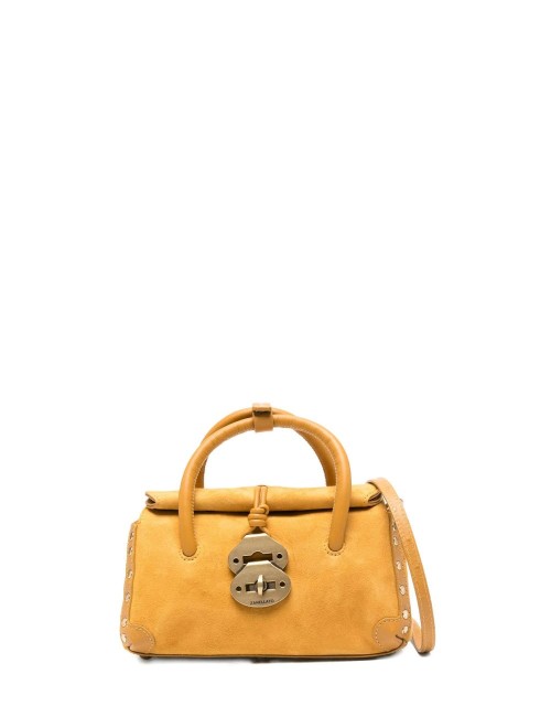 BORSA DOTTA® BABY IN PELLE ZASHMERE® & CACTUS YELLOW SOLE D?IVERNO