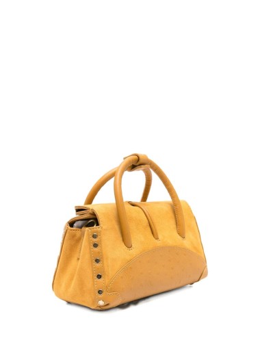 BORSA DOTTA® BABY IN PELLE ZASHMERE® & CACTUS YELLOW SOLE D?IVERNO