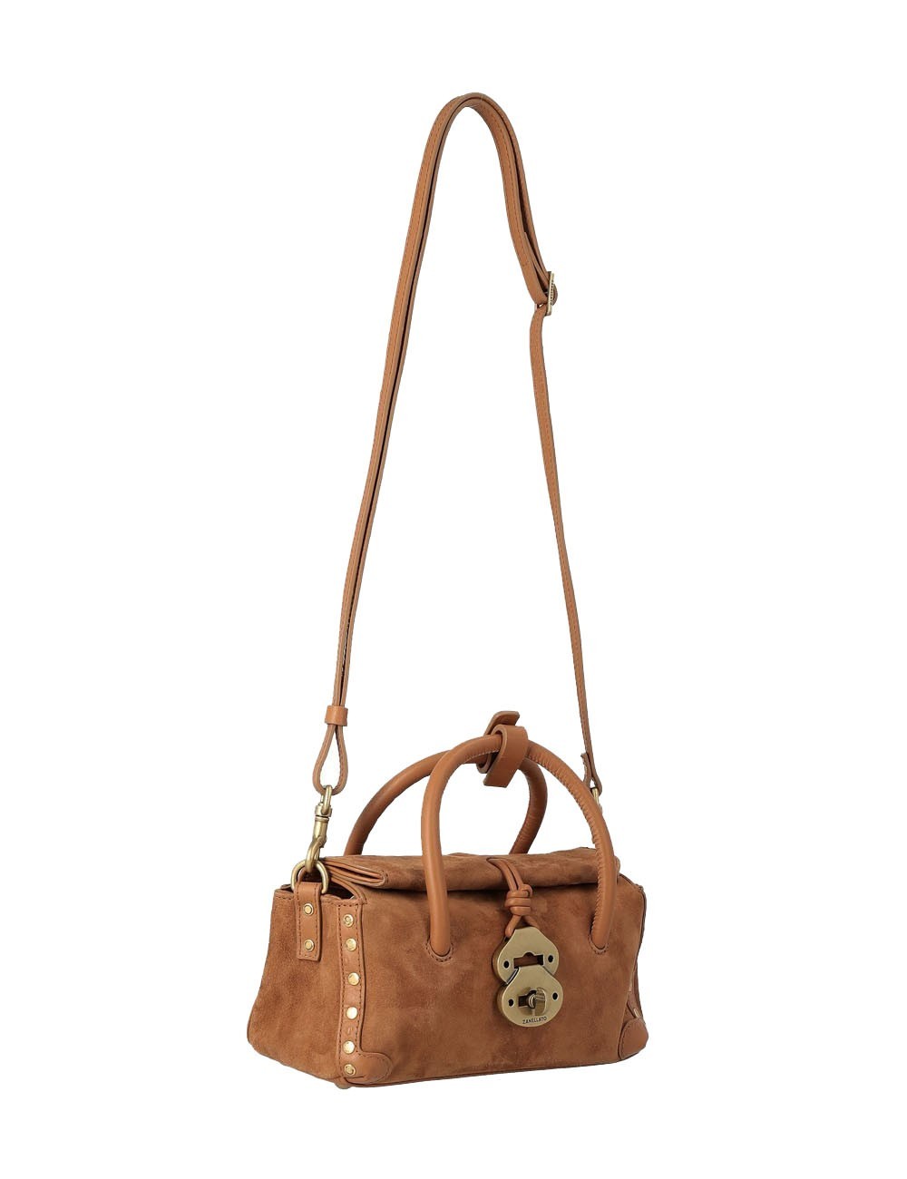 BORSA DOTTA® BABY IN PELLE ZASHMERE® & CACTUS BROWN DORSODURO