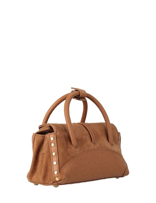 BORSA DOTTA® BABY IN PELLE ZASHMERE® & CACTUS BROWN DORSODURO