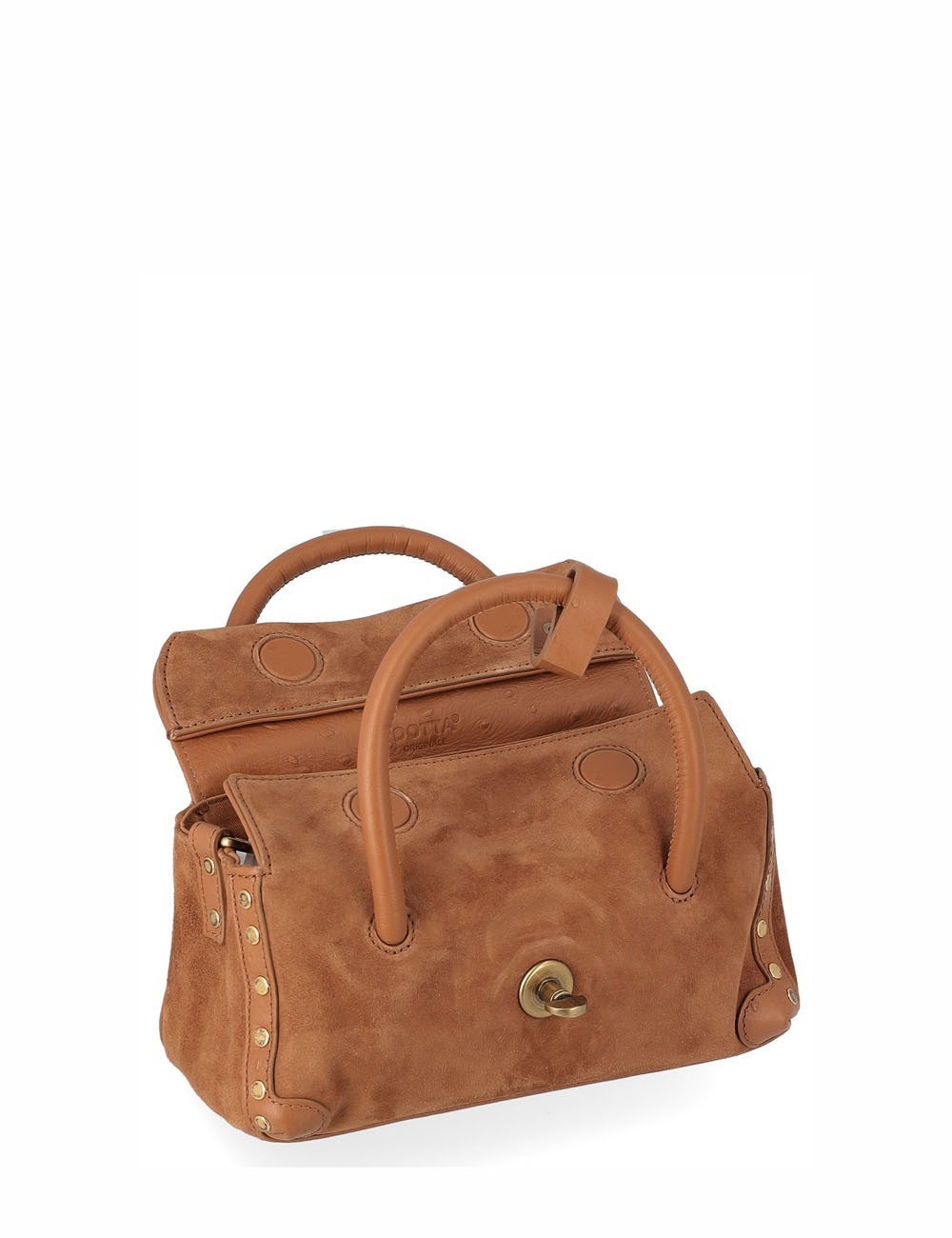 BORSA DOTTA® BABY IN PELLE ZASHMERE® & CACTUS BROWN DORSODURO