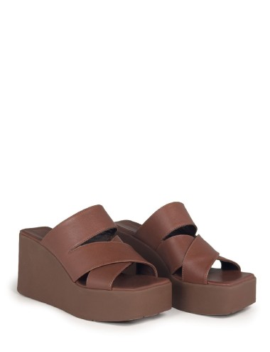 Sandalo con fasce TRAVEL ebano