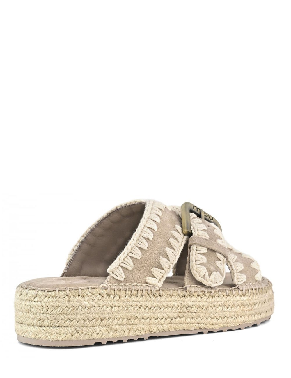 Jute sandal pink sand
