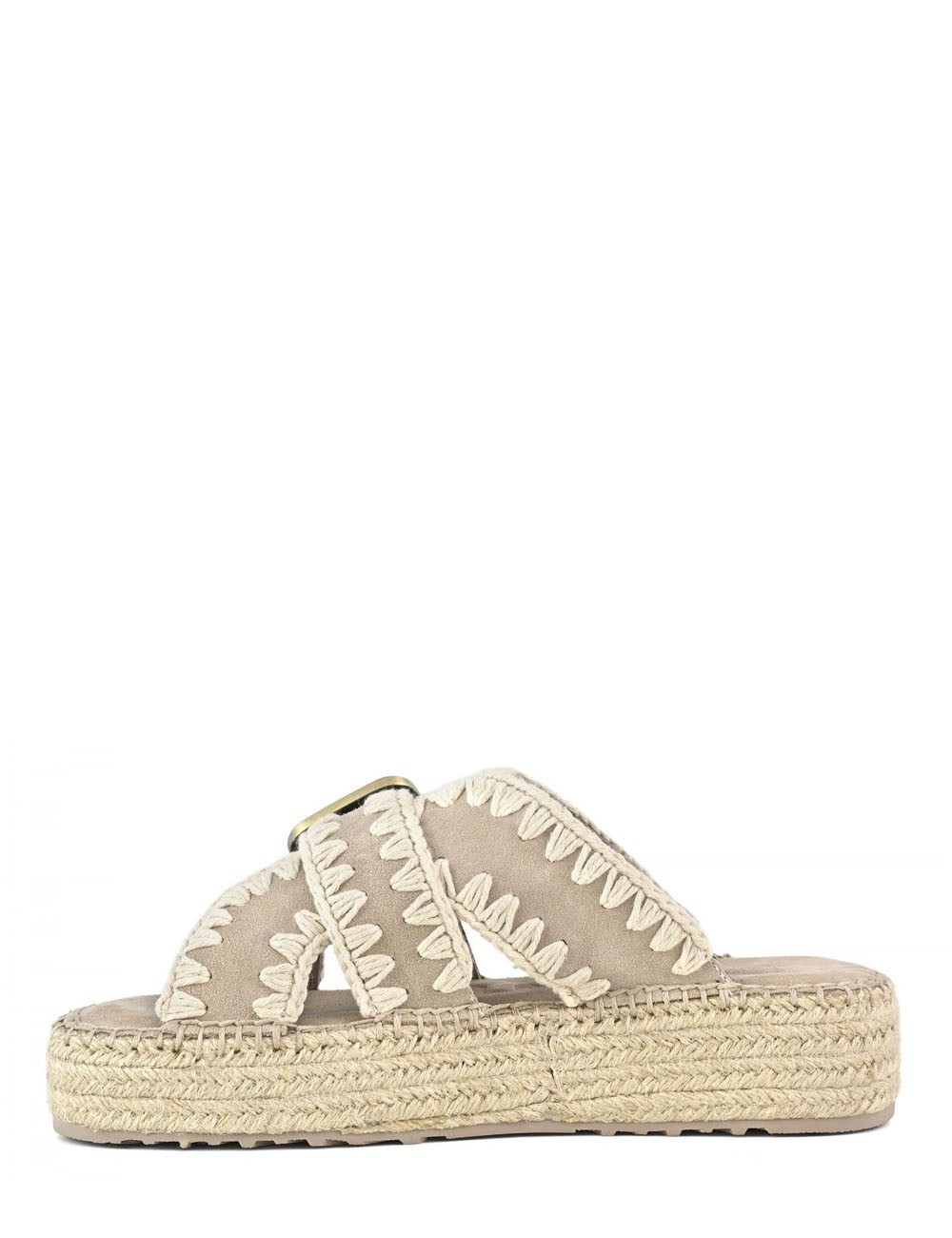 Sandalo Jute sabbia rosa