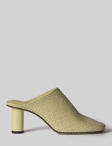 Scarpa con tacco DELLA in pelle avorio