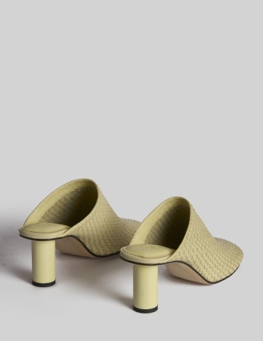 Scarpa con tacco DELLA in pelle avorio