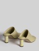 Scarpa con tacco DELLA in pelle avorio