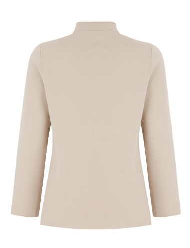 Giacca a doppiopetto in viscosa conchiglia