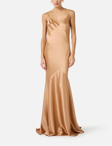 Abito Red Carpet in raso suede