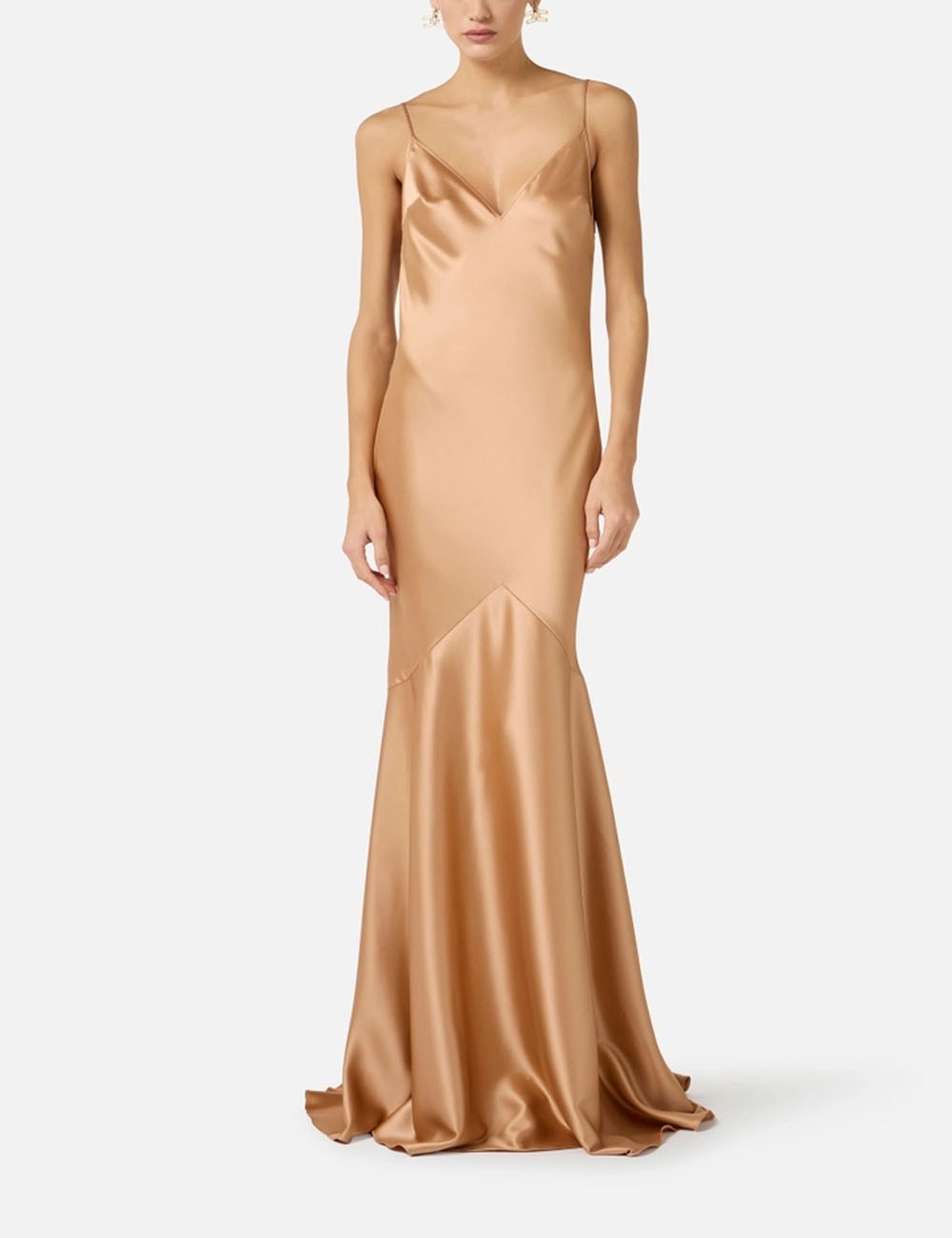 Abito Red Carpet in raso suede