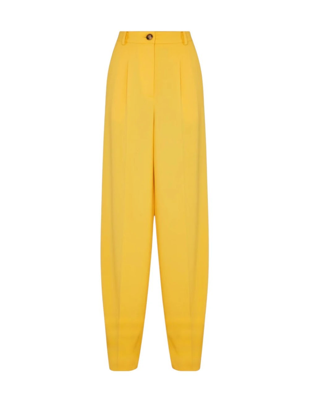 Lightweight crêpe fabric trousers sun