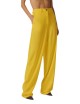Lightweight crêpe fabric trousers sun