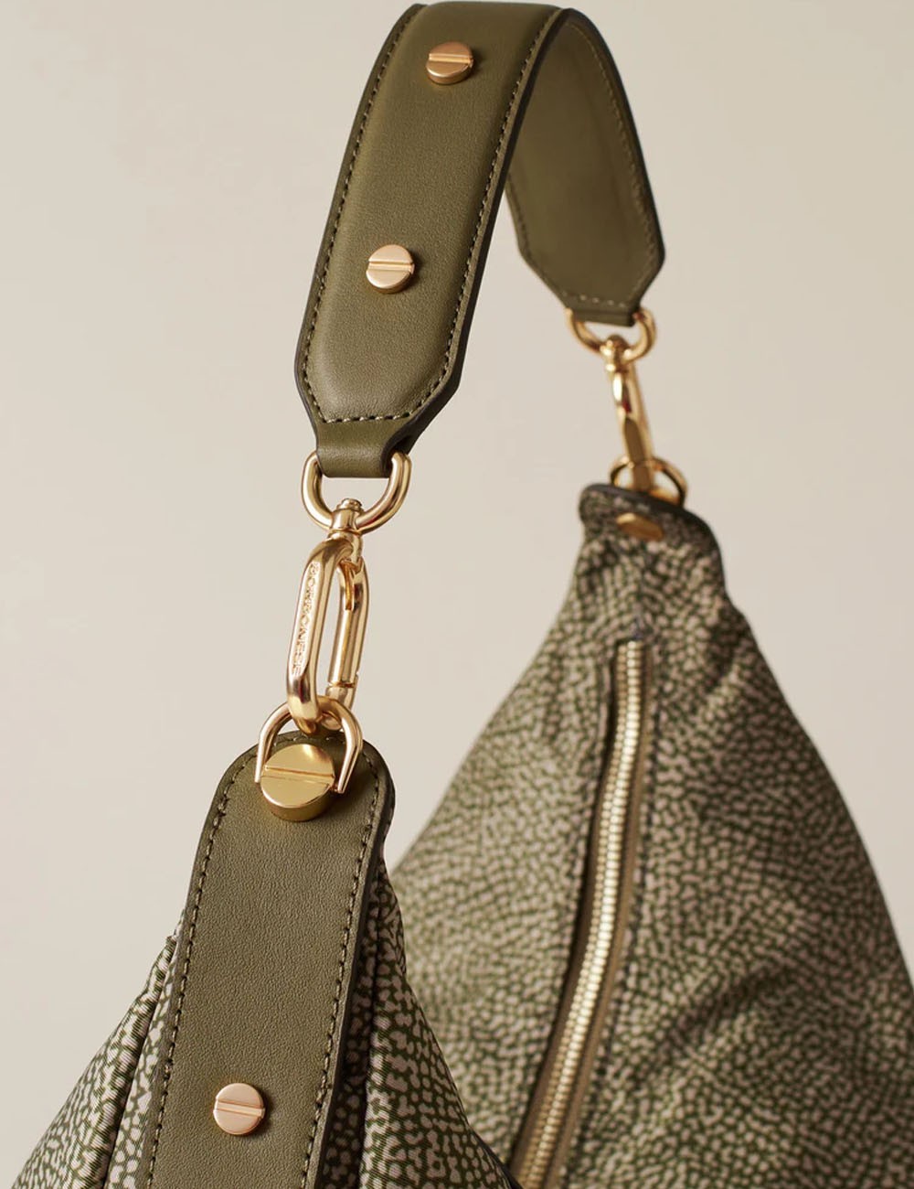 BORSA HOBO FRAME MEDIUM OLIVE