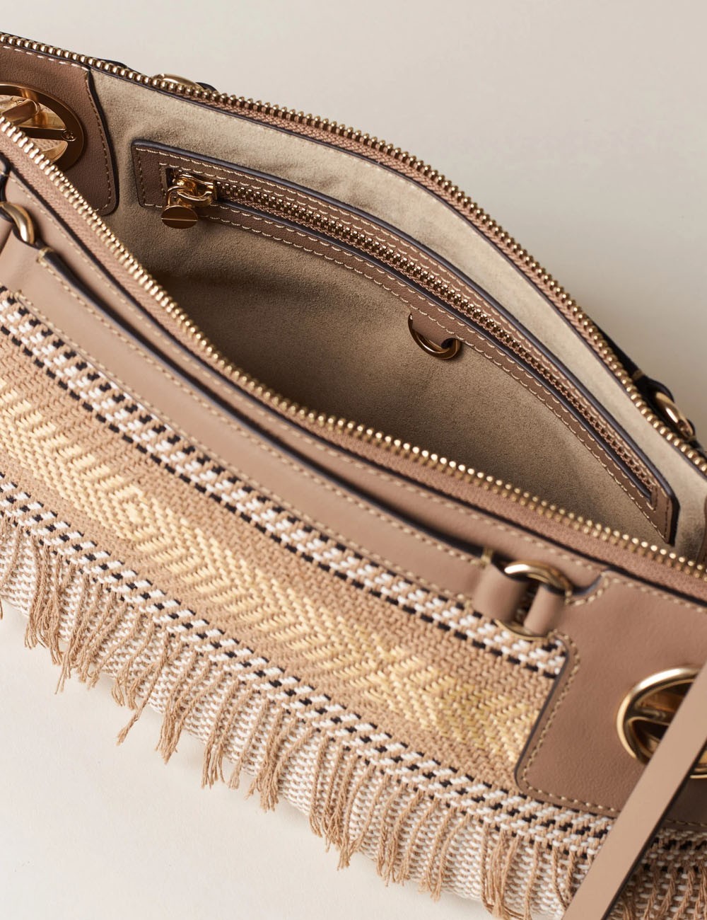 LONDON SHOULDER BAG SMALL NATURAL