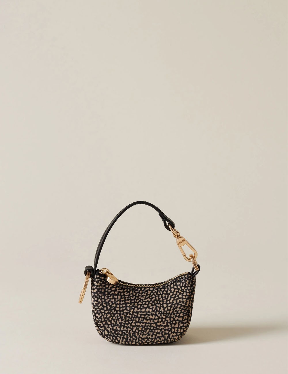 PORTACHIAVI LUNA OP NATURALE/NERO