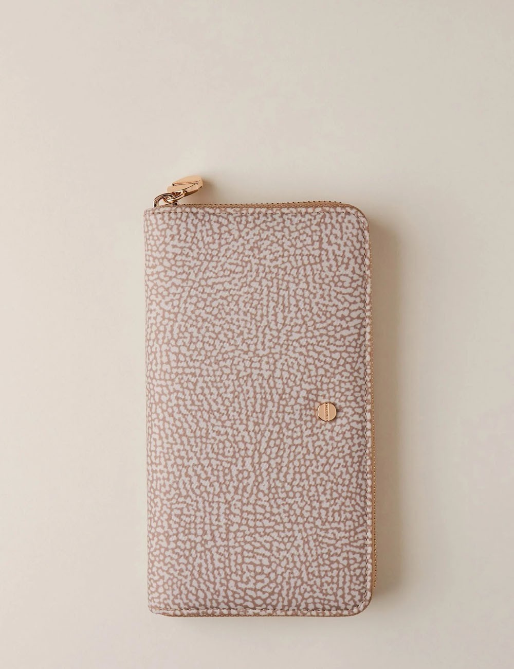 LARGE ZIP-AROUND WALLET SAND