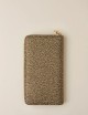 LARGE ZIP-AROUND WALLET OLIVE