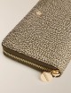 PORTAFOGLIO LARGE ZIP AROUND OLIVE
