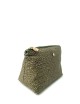 Beauty case busta portatutto olive